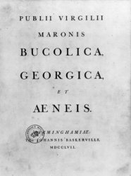Virgile, Bucolica, Georgica et Aeneis, 1757