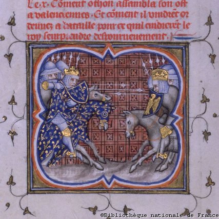 Bataille de Bouvines entre Philippe Auguste et l'empereur Otton IV (1214)
