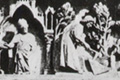 Sculpture du portail latéral de la cathédrale d'Amiens (détail)